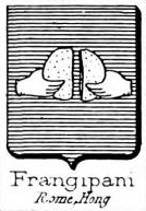 Frangipani Coat of Arms / Family Crest 2