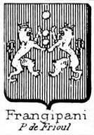 Frangipani Coat of Arms / Family Crest 5