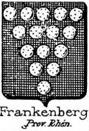 Frankenberg Coat of Arms / Family Crest 2