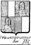 Frauenprunner Coat of Arms / Family Crest 1