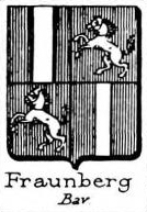 Fraunberg Coat of Arms / Family Crest 1