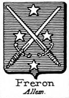 Freron Coat of Arms / Family Crest 0