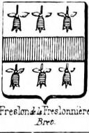 Freslon Coat of Arms / Family Crest 1