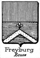Freyburg Coat of Arms / Family Crest 2