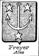 Freyer Coat of Arms / Family Crest 2