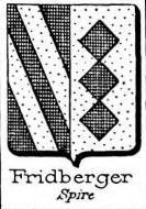 Fridberger Coat of Arms / Family Crest 1