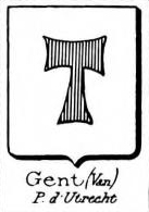 Gent Coat of Arms / Family Crest 5