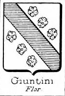 Giuntini Coat of Arms / Family Crest 2