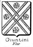 Giuntini Coat of Arms / Family Crest 3