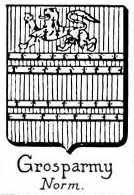Grosparmy Coat of Arms / Family Crest 0