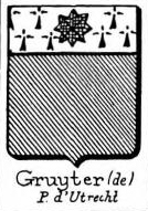 Gruyter Coat of Arms / Family Crest 1
