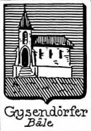 Gysendorfer Coat of Arms / Family Crest 1