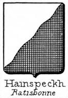 Hainspeckh Coat of Arms / Family Crest 0