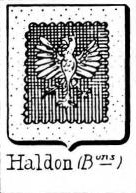 Haldon Coat of Arms / Family Crest 1