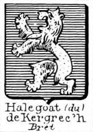 Halegoat Coat of Arms / Family Crest 0