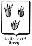 Halicourt Coat of Arms / Family Crest 0