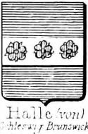 Halle Coat of Arms / Family Crest 18