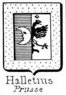 Halletius Coat of Arms / Family Crest 0