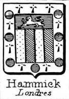 Hammick Coat of Arms / Family Crest 1