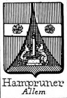 Hampruner Coat of Arms / Family Crest 0