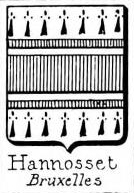 Hannosset Coat of Arms / Family Crest 0