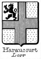 Haraucourt Coat of Arms / Family Crest 1