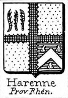 Harenne Coat of Arms / Family Crest 0