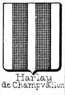 Harlay Coat of Arms / Family Crest 2