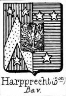 Harpprecht Coat of Arms / Family Crest 2