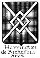 Harrington Coat of Arms / Family Crest 0