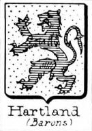 Hartland Coat of Arms / Family Crest 1