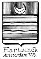 Hartsinck Coat of Arms / Family Crest 0