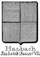 Hasbach Coat of Arms / Family Crest 0