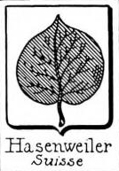 Hasenweiler Coat of Arms / Family Crest 2