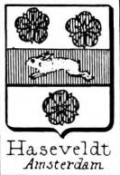 Haseveldt Coat of Arms / Family Crest 0