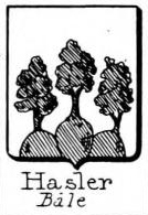Hasler Coat of Arms / Family Crest 2