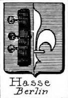 Hasse Coat of Arms / Family Crest 1