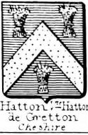 Hatton Coat of Arms / Family Crest 1