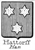 Hattorff Coat of Arms / Family Crest 1