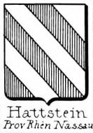 Hattstein Coat of Arms / Family Crest 2