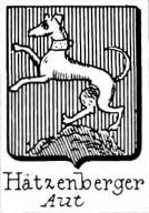 Hatzenberger Coat of Arms / Family Crest 0
