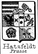 Hatzfeldt Coat of Arms / Family Crest 2