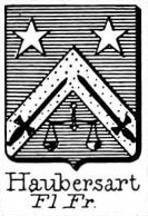 Haubersart Coat of Arms / Family Crest 0