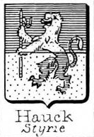 Hauck Coat of Arms / Family Crest 1
