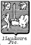 Haudoire Coat of Arms / Family Crest 0