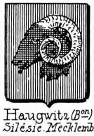 Haugwitz Coat of Arms / Family Crest 9