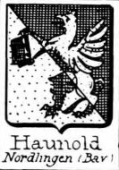 Haunold Coat of Arms / Family Crest 3