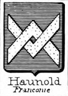 Haunold Coat of Arms / Family Crest 2
