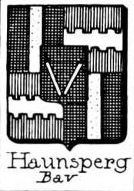 Haunsperg Coat of Arms / Family Crest 1