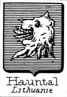 Hauntal Coat of Arms / Family Crest 0